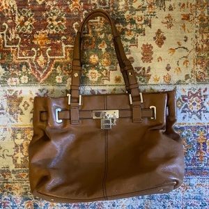 Calvin Klein Leather Tote